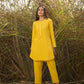 trueBrowns Mustard Cotton Co-ord Set - Swadesiicart