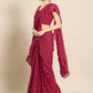 Ahalyaa Printed Ready To Wear Ruffles Saree | Swadesiicart