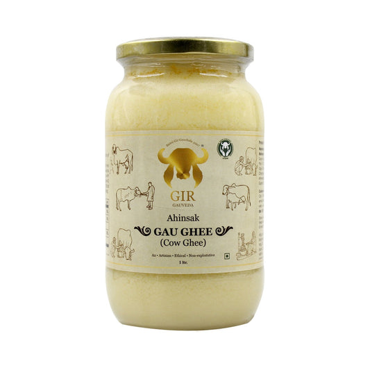 Gir Ahinsak Gau Ghee (A2) Bilona - A2 Ghee, Traditional Bilona Ghee, Desi Pure Breed Gir Gaumata (A2) - Swadesiicart