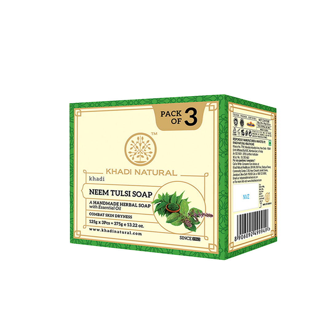 Khadi Natural Neem - Tulsi Soap - 125gm
