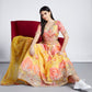 House of Panchhi Yellow Colour Organza Floral Design Digital Print Lehenga Choli & Dupatta | Swadesiicart