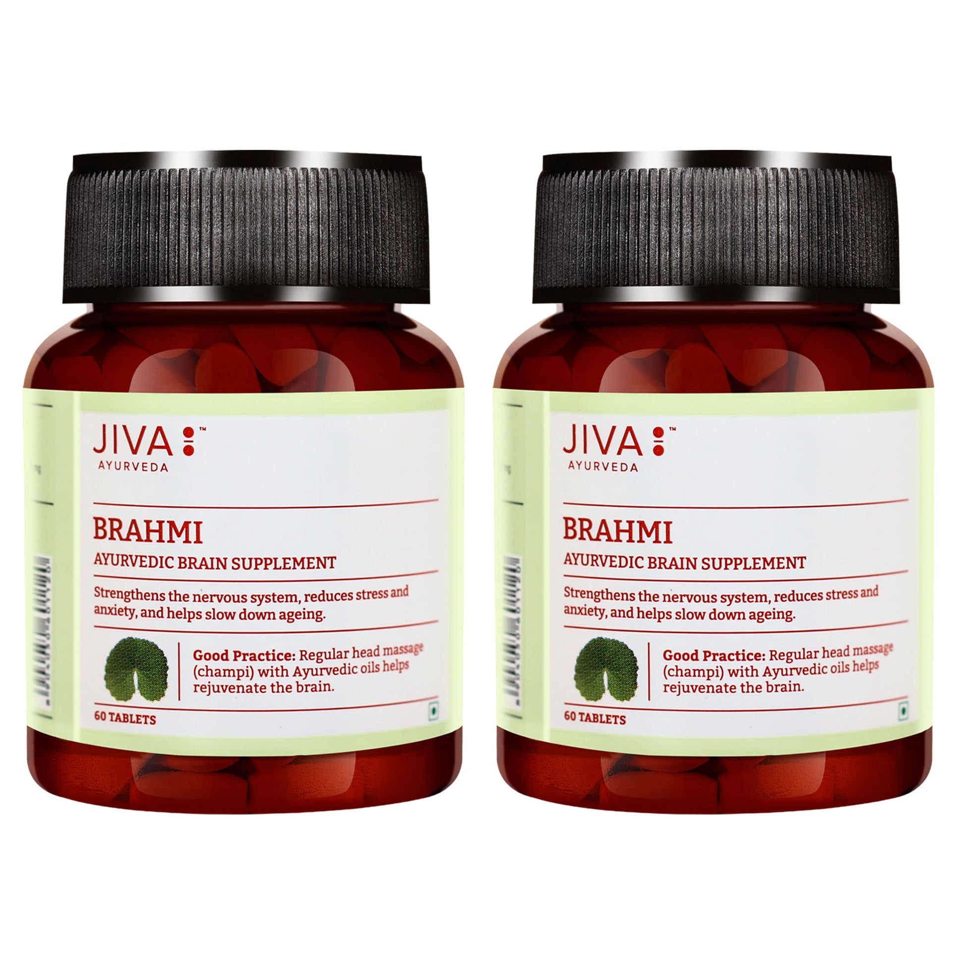 Jiva Ayurveda Brahmi Tablets - Swadesiicart