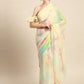 Ahalyaa Abstract Digital Printed Chiffon Saree | Swadesiicart