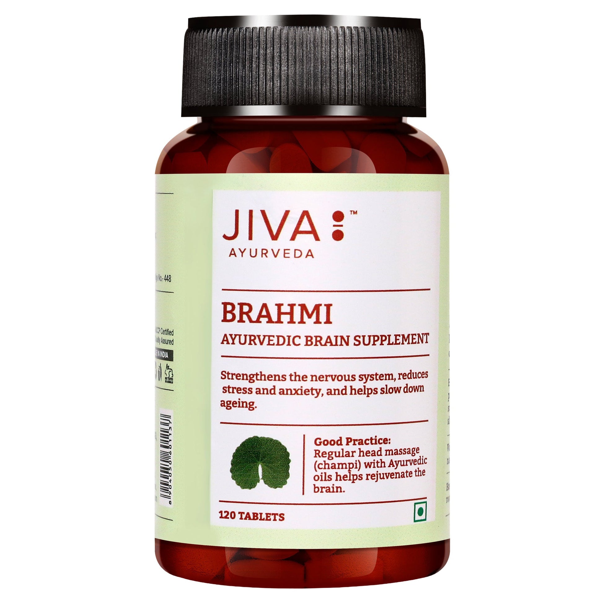 Jiva Ayurveda Brahmi Tablets - Swadesiicart