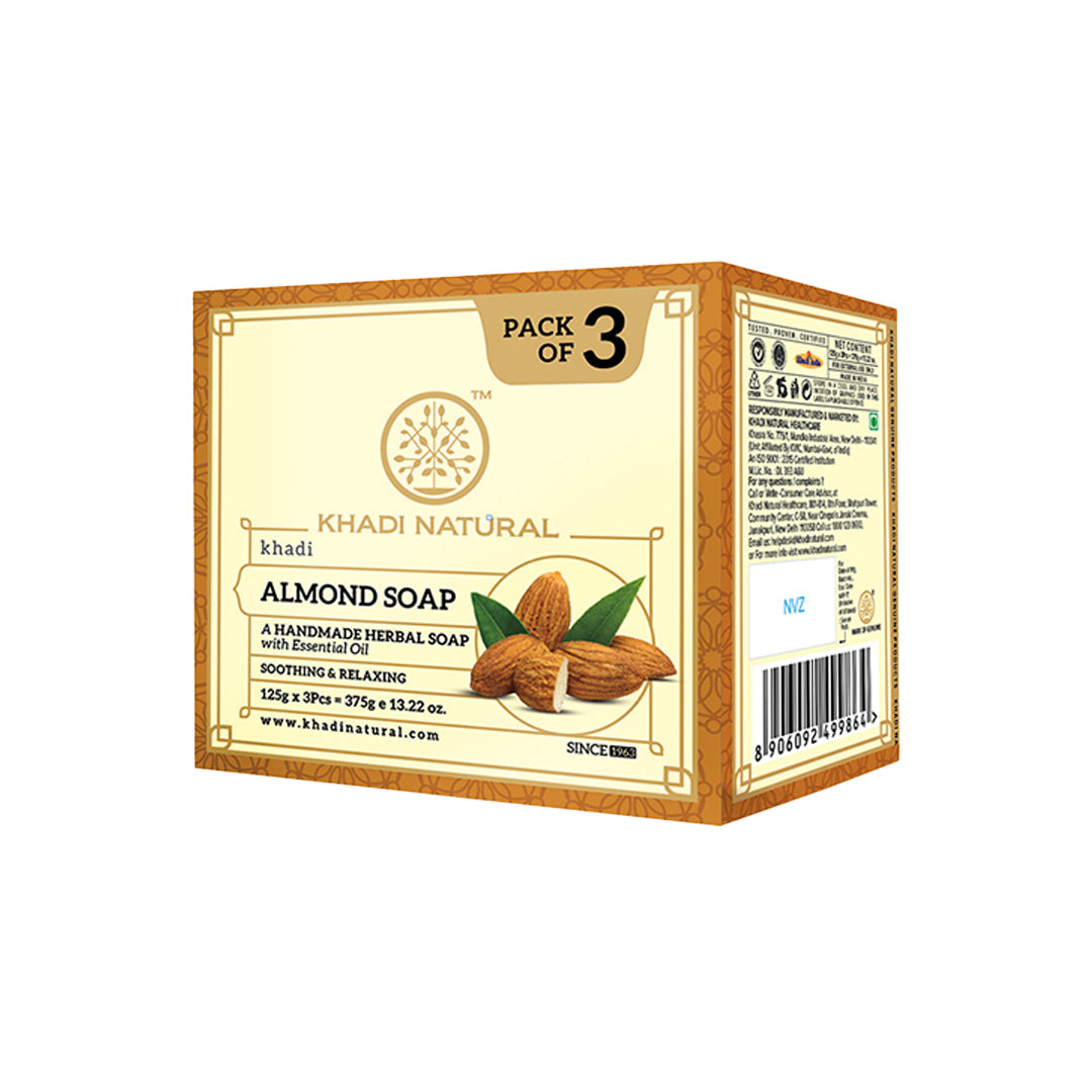 Khadi Natural Almond Soap - 125gm