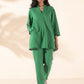 trueBrowns Green Cotton Relaxed Co-ord Set - Swadesiicart