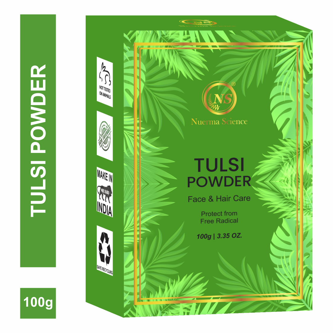 Nuerma Science Tulsi Natural Powder For Face & Hair Care | Swadesiicart