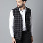 Even Apparels Men's Black Nehru Jacket With Welt Pockets | Swadesiicart