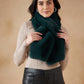 InWeave Women's Dark Teal Faux Fur Neck Warmer - Swadesiicart