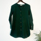 trueBrowns Dark Green Dobby Top | Swadesiicart