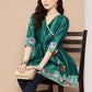 Ahalyaa Embroidered Ethnic Tunic | Swadesiicart