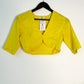 trueBrowns Lime Muslin Blouse | Swadesiicart