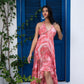 Noroke Vintage Crepe Vintage Printed Long Tiered Maxi Dress - Printed | Swadesiicart