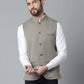 Even Apparels Men's Cream Nehru Jacket With Welt Pockets | Swadesiicart