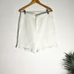 trueBrowns White Cotton Shorts - Swadesiicart