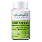 Health Veda Organics Zinc Citrate Veg Capsules - Swadesiicart