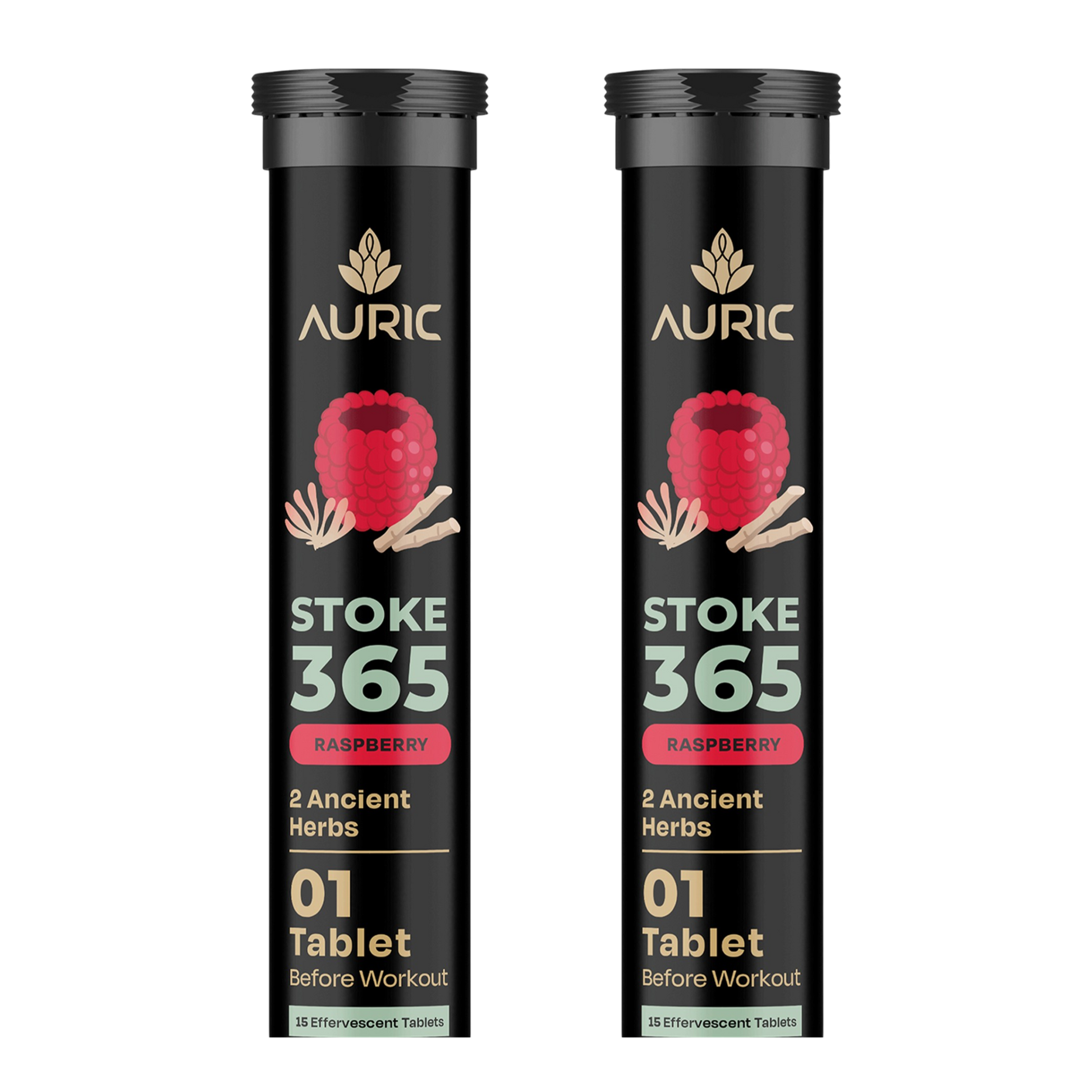 Auric STOKE365 Effervescent Tablets | Raspberry Flavour