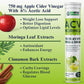 BOOSTIQ Apple Cider Vinegar With Moringa Effervescent Tablets - Green Apple Flavour