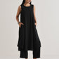 trueBrowns Black Panelled Co-ord Set - Swadesiicart