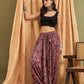 InWeave Burgundy Big Jaal Harem Pant - Swadesiicart