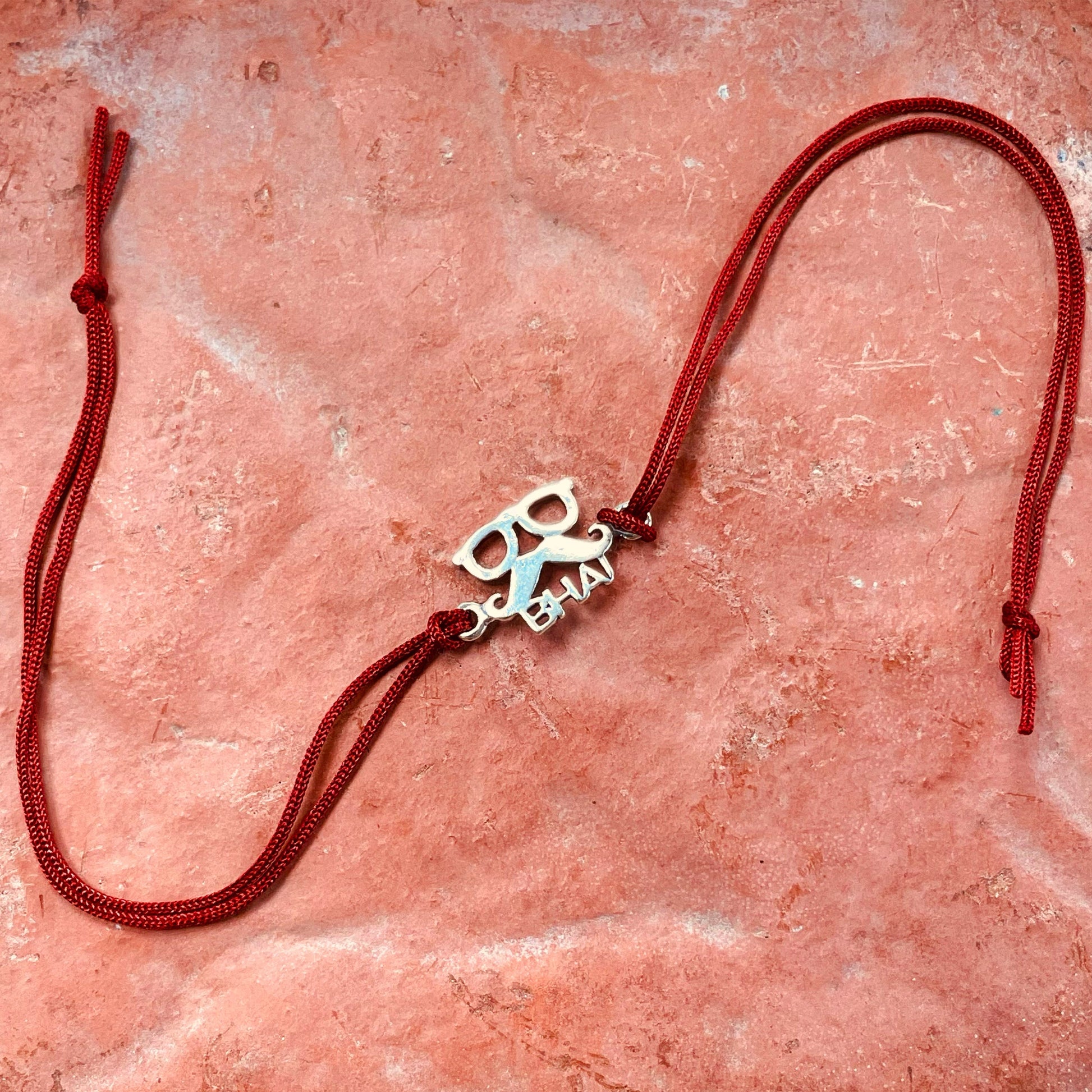 trueBrowns Sterling Silver Chashmish Bhai Thread Rakhi | Swadesiicart