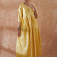 InWeave Women's Light Yellow Mirror Work Long Anarkali Kurta - Swadesiicart