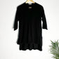 trueBrowns Black Slub Short Top | Swadesiicart