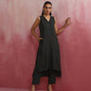 trueBrowns Dark Olive Green Cotton Dobby Kurta Set | Swadesiicart