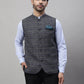Even Apparels Men's Grey Nehru Jacket With Welt Pockets | Swadesiicart