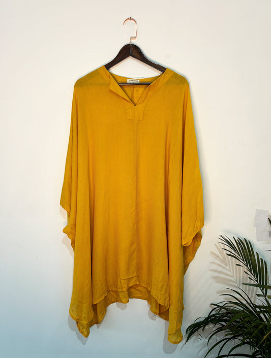 trueBrowns Yellow Chevron Co-ord Set - Swadesiicart