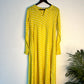 trueBrowns Lime Lehariya Kurta | Swadesiicart