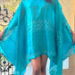 Noroke True Blue Silk Beachwear Cover Up | Swadesiicart