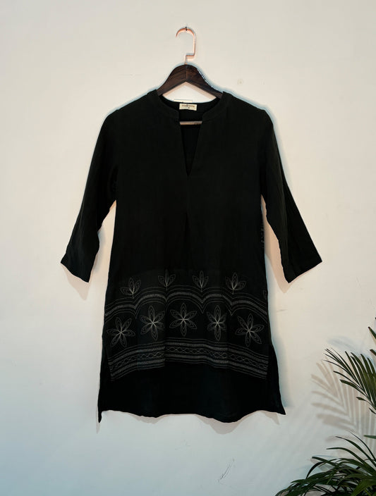 trueBrowns Grey Cotton Co-ord Set - Swadesiicart