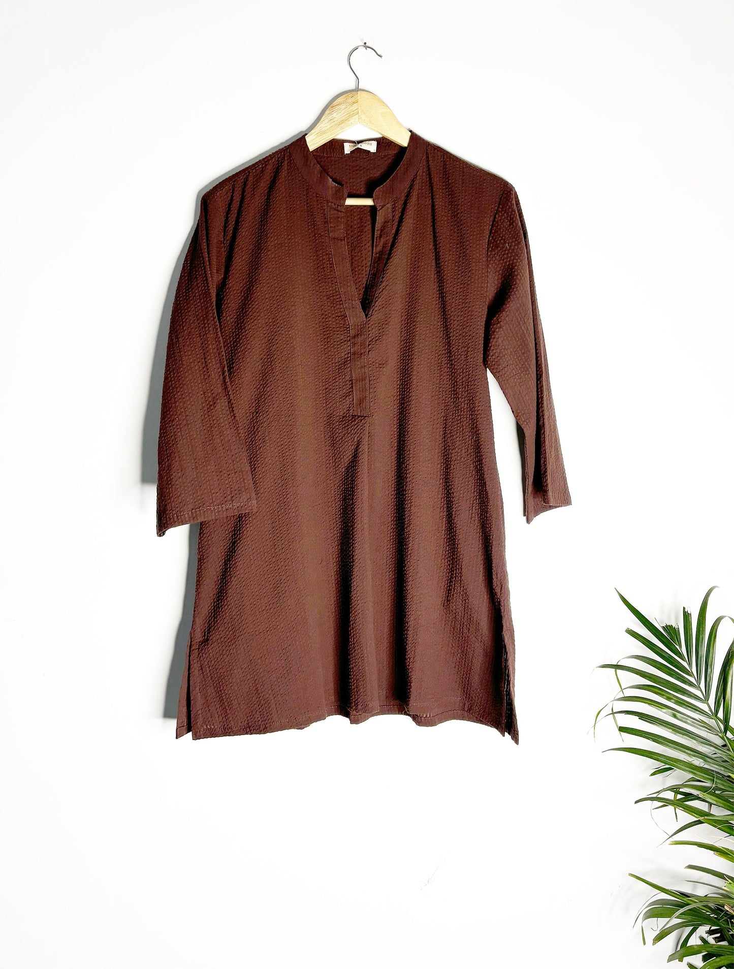 trueBrowns Cola Straight Co Ord Set - Swadesiicart