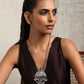 trueBrowns Silver Gold Tone Pendant Chain | Swadesiicart