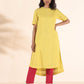 trueBrowns Lime Cotton Dobby Kurta Pant Set | Swadesiicart