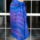 Noroke Silk Ultramarine Silk Sarong - Blue | Swadesiicart