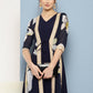 Ahalyaa Floral Printed Maxi Empire Ethnic Dress | Swadesiicart