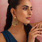 trueBrowns Brass Contemporary Tassel Earrings | Swadesiicart