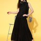 InWeave Women's Black Lurex Top With Flared Pallazo - Swadesiicart