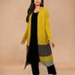 trueBrowns Mustard Woollen Cape | Swadesiicart