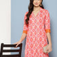 Ahalyaa Women Ethnic Motifs Printed Regular Gotta Patti Kurta with Palazzos | Swadesiicart