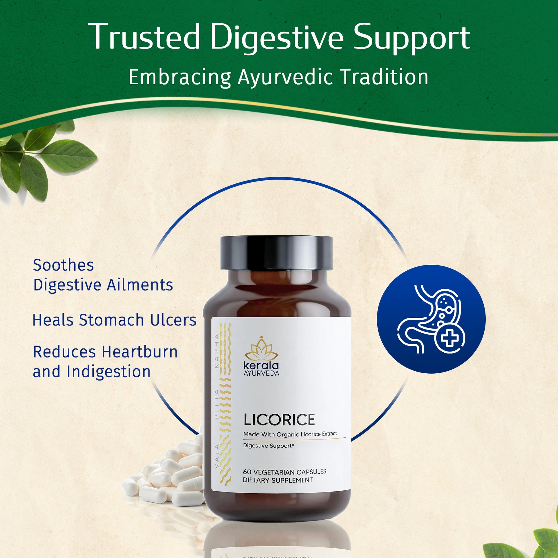 Licorice (60 veg capsules)