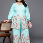 Ahalyaa Women Plus Size Tunic with Palazzos | Swadesiicart