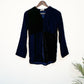 trueBrowns Blue Velvet Co-ord Set - Swadesiicart