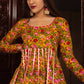 Pomcha Jaipur Mastani Cotton Anarkali Plazo Set | Swadesiicart