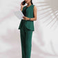 trueBrowns Green Cotton Co-ord Set - Swadesiicart