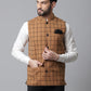 Even Apparels Men's Beige Nehru Jacket With Welt Pockets | Swadesiicart