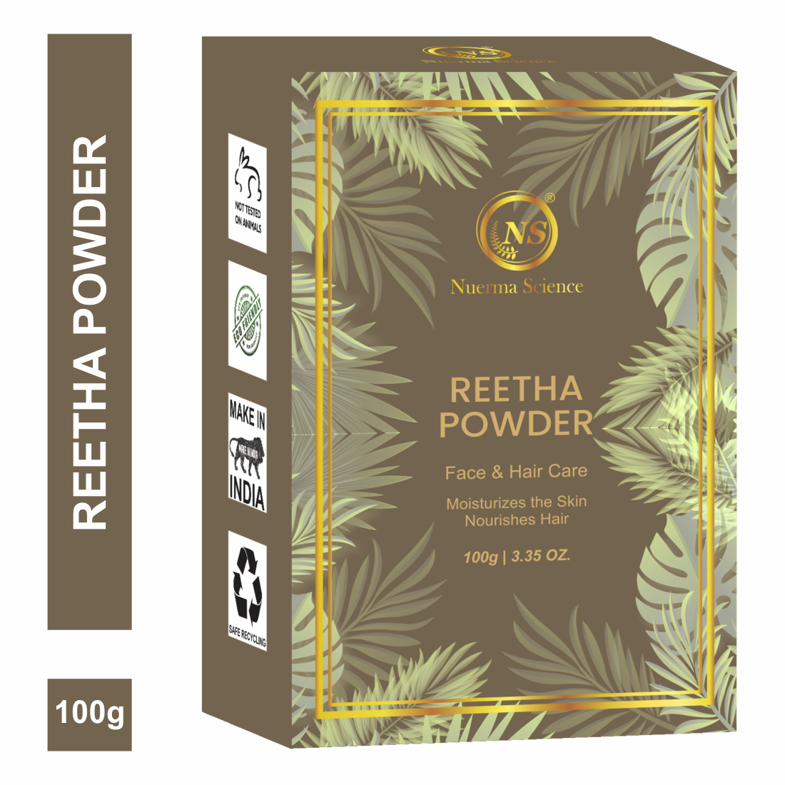 Nuerma Science Reetha powder For Skin & Hair | Swadesiicart