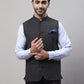 Even Apparels Men's Grey Pure Wool Nehru Jacket | Swadesiicart